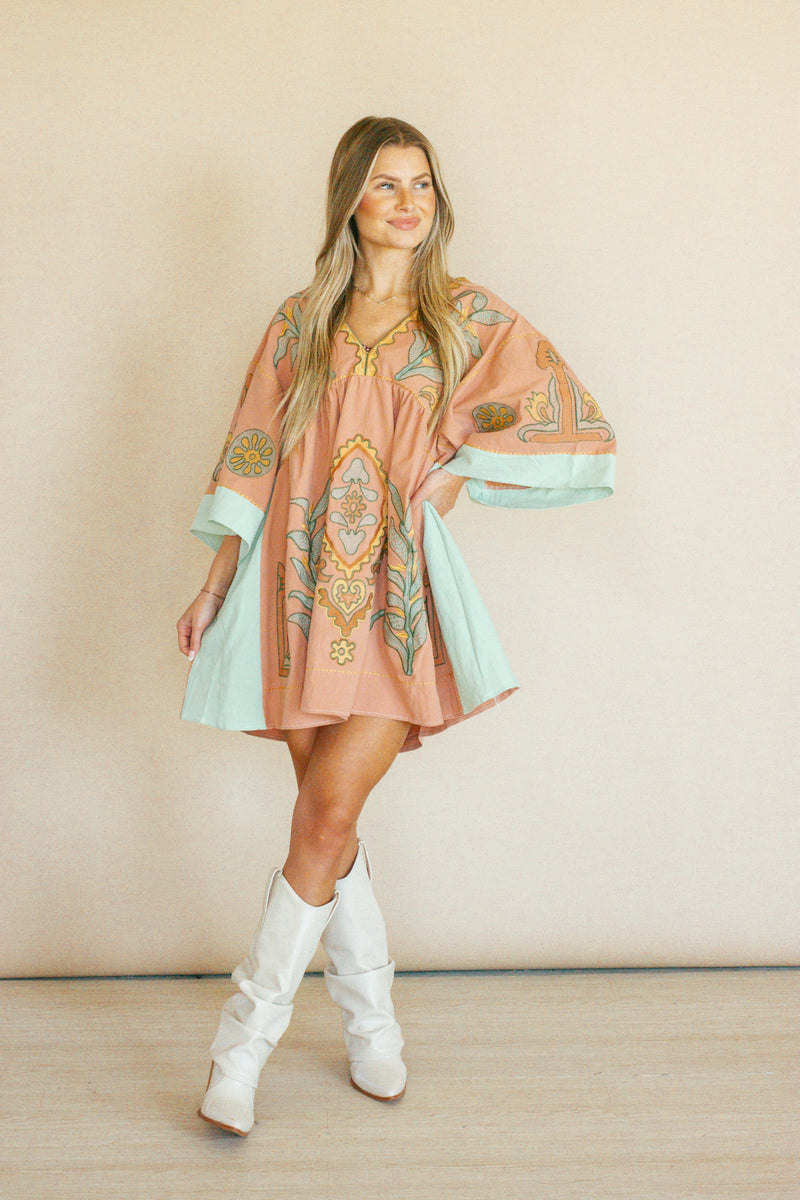 Reveal Your Heart Terra Cotta Embroidery Dress – Apricot Lane Boutique -  Peoria